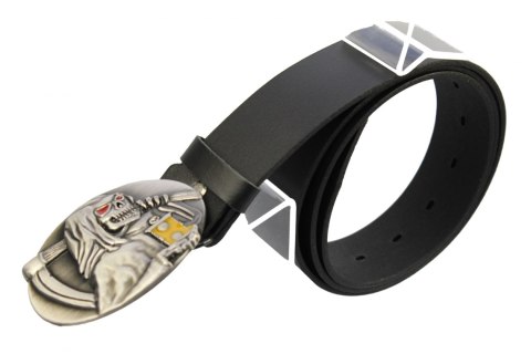 Pasek Skórzany COMPLEX (PL) Skóra Licowa 40 mm Klamra Pełna Na Bolczyk BLASZKA "KOSIARZ" CBOL40/11 Pasek Skórzany COMPLEX (PL) Skóra Licowa 40 mm Klamra Pełna Na Bolczyk BLASZKA "KOSIARZ" CBOL40/11