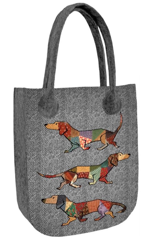 Torebka Damska Filcowa Bertoni (PL) shopperka City - JOKER Torebka Damska Filcowa Bertoni (PL) shopperka City - JOKER