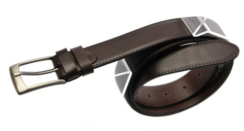 Pasek Męski Skórzany PAS-MAX (PL) "IMITACJA SZYCIA CIENKĄ NITKĄ" Skóra Licowa EXTRA 30 mm CZEKOLADOWY k43 Pasek Męski Skórzany PAS-MAX (PL) "IMITACJA SZYCIA CIENKĄ NITKĄ" Skóra Licowa EXTRA 30 mm CZEKOLADOWY k43