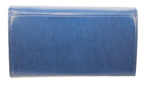 Portfel Damski WILMAR (PL) Suwak 16 cm Skóra Włoska P15S Ozdobna Nitka Portfel Damski WILMAR (PL) Suwak 16 cm Skóra Włoska P15S Ozdobna Nitka