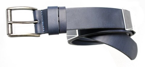 Pasek Męski Skórzany MASSIMO (PL) Skóra Licowa EXTRA 40 mm GRANATOWY Gładki Klamra Tradycyjna (Z ROLKĄ) Pasek Męski Skórzany MASSIMO (PL) Skóra Licowa EXTRA 40 mm GRANATOWY Gładki Klamra Tradycyjna (Z ROLKĄ)