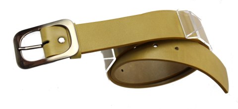 Pasek Skórzany Damski PAS-MAX (PL) Gładki 40 mm Skóra Licowa LIMONKA Pasek Skórzany Damski PAS-MAX (PL) Gładki 40 mm Skóra Licowa LIMONKA