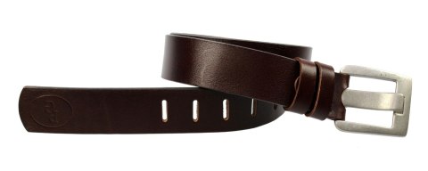 Pasek Skórzany POLSKA GALANTERIA (PL) CZEKOLADOWY Z TEKSTURĄ Skóra Licowa EXTRA 40 mm 040/08 Pasek Skórzany POLSKA GALANTERIA (PL) CZEKOLADOWY Z TEKSTURĄ Skóra Licowa EXTRA 40 mm 040/08
