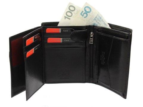 Portfel Męski Skórzany PIERRE CARDIN Skóra Licowa Duży Pionowy Bez Zapięcia Dwa Skrzydełka Z Zapinką Wewnątrz RFID YS507.1 326 Portfel Męski Skórzany PIERRE CARDIN Skóra Licowa Duży Pionowy Bez Zapięcia Dwa Skrzydełka Z Zapinką Wewnątrz RFID YS507.1 326