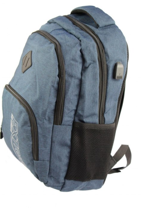 Solidny Plecak Bag Street ''DE LUXE'' Duży Z Funkcją Noszenia Laptopa BS4089 15'' Solidny Plecak Bag Street ''DE LUXE'' Duży Z Funkcją Noszenia Laptopa BS4089 15''