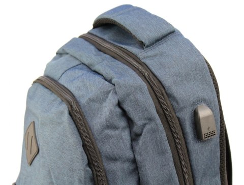 Solidny Plecak Bag Street ''DE LUXE'' Duży Z Funkcją Noszenia Laptopa BS4089 15'' Solidny Plecak Bag Street ''DE LUXE'' Duży Z Funkcją Noszenia Laptopa BS4089 15''
