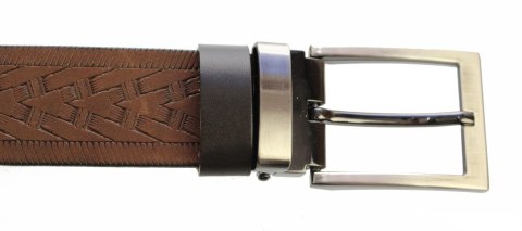 Pasek Skórzany Męski WIREX (PL) Klamra Nowoczesna GŁADKI SZARFOWANY "BIEŻNIK" JASNY CZEKOLADOWY 35 mm Skóra Licowa Extra Pasek Skórzany Męski WIREX (PL) Klamra Nowoczesna GŁADKI SZARFOWANY "BIEŻNIK" JASNY CZEKOLADOWY 35 mm Skóra Licowa Extra