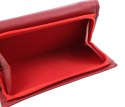 Portfel Damski PolskaGalanteria 13 cm Suwak Skóra Naturalna Cielęca Bordowy KP D38