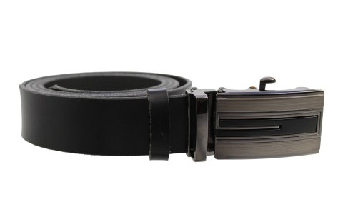 Pasek Skórzany Gładki PAS-MAX (PL) 35 mm AUTOMAT SAMOZACISK KLAMRA "SREBRNA 30" Skóra Naturalna DW EXTRA CZARNY Pasek Skórzany Gładki PAS-MAX (PL) 35 mm AUTOMAT SAMOZACISK KLAMRA "SREBRNA 30" Skóra Naturalna DW EXTRA CZARNY