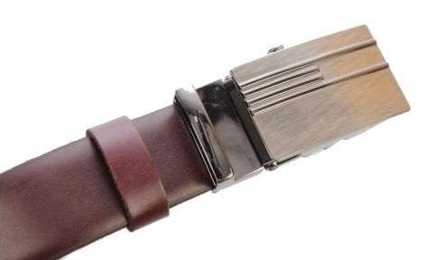 Wizytowy Pasek Skórzany 30 mm COMPLEX (PL) Pełna Klamra AUTOMAT/ZĄBEK Garnitur BURGUND Zaokrąglony AZ30/KAZ55 Wizytowy Pasek Skórzany 30 mm COMPLEX (PL) Pełna Klamra AUTOMAT/ZĄBEK Garnitur BURGUND Zaokrąglony AZ30/KAZ55