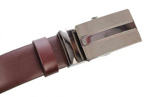 Wizytowy Pasek Skórzany 30 mm COMPLEX (PL) Pełna Klamra AUTOMAT/ZĄBEK Garnitur BURGUND Zaokrąglony AZ30/KAZ56 Wizytowy Pasek Skórzany 30 mm COMPLEX (PL) Pełna Klamra AUTOMAT/ZĄBEK Garnitur BURGUND Zaokrąglony AZ30/KAZ56