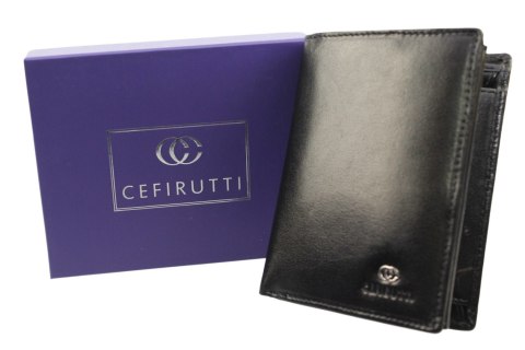 Portfel Męski Cefirutti Duży Pionowy Bez Zapinki Wkładka Antywirusowa Skóra Naturalna 7680272 RF-AB Portfel Męski Cefirutti Duży Pionowy Bez Zapinki Wkładka Antywirusowa Skóra Naturalna 7680272 RF-AB