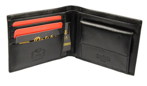 Portfel Męski Skórzany PIERRE CARDIN Skóra Licowa Duży Poziomy Bez Zapięcia Ze Skrzydełkiem Do Góry YS520.1 8806 Portfel Męski Skórzany PIERRE CARDIN Skóra Licowa Duży Poziomy Bez Zapięcia Ze Skrzydełkiem Do Góry YS520.1 8806