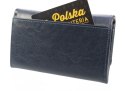 Wygodny Portfel Damski ANDRUS (PL) 14 cm Klamra Skóra Naturalna