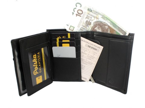 Elegancki Portfel Męski Skórzany MARCO (PL) Skóra Licowa Duży Pionowy Dwa Skrzydełka Z Zapinką Wewnątrz PM-02 RFID Elegancki Portfel Męski Skórzany MARCO (PL) Skóra Licowa Duży Pionowy Dwa Skrzydełka Z Zapinką Wewnątrz PM-02 RFID