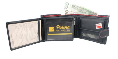 Portfel Męski Skórzany MARCO (PL) Duży Poziomy Z Zapięciem PM-232 Portfel Męski Skórzany MARCO (PL) Duży Poziomy Z Zapięciem PM-232