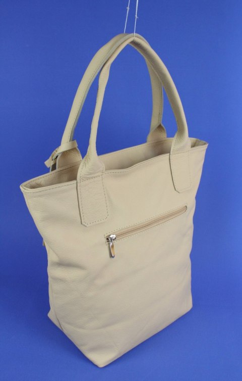 Torebka Skórzana MAGRE (PL) KLEOPATRA Shopper Bag Skóra Naturalna KREMOWY Torebka Skórzana MAGRE (PL) KLEOPATRA Shopper Bag Skóra Naturalna KREMOWY