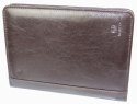 Notatnik - Solidny Notes Biwuar Organizer MARCO (PL) Skóra Licowa Czekoladowy B06-b 26 x 19 cm