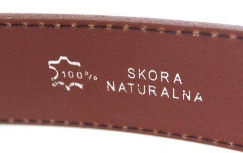 Pasek Męski Skórzany Oficer PolskaGalanteria Skóra Licowa CZEKOLADOWY SZYTY CIENKĄ CZEKOLADOWĄ NITKĄ 105 cm / 125 cm Pasek Męski Skórzany Oficer PolskaGalanteria Skóra Licowa CZEKOLADOWY SZYTY CIENKĄ CZEKOLADOWĄ NITKĄ 105 cm / 125 cm