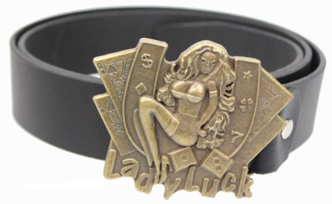 Pasek Skórzany COMPLEX (PL) Skóra Licowa 40 mm Klamra Pełna Na Bolczyk BLASZKA "LADY LUCK" CBOL40/30 Pasek Skórzany COMPLEX (PL) Skóra Licowa 40 mm Klamra Pełna Na Bolczyk BLASZKA "LADY LUCK" CBOL40/30