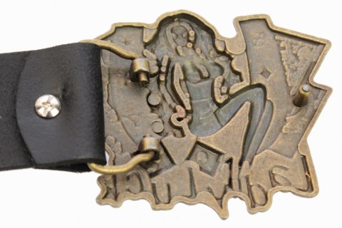 Pasek Skórzany COMPLEX (PL) Skóra Licowa 40 mm Klamra Pełna Na Bolczyk BLASZKA "LADY LUCK" CBOL40/30 Pasek Skórzany COMPLEX (PL) Skóra Licowa 40 mm Klamra Pełna Na Bolczyk BLASZKA "LADY LUCK" CBOL40/30