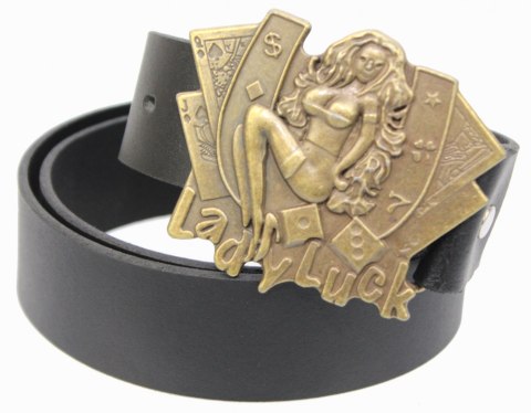 Pasek Skórzany COMPLEX (PL) Skóra Licowa 40 mm Klamra Pełna Na Bolczyk BLASZKA "LADY LUCK" CBOL40/30 Pasek Skórzany COMPLEX (PL) Skóra Licowa 40 mm Klamra Pełna Na Bolczyk BLASZKA "LADY LUCK" CBOL40/30