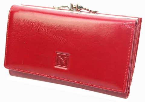 Portfel Damski Skórzany NICOLE 14 cm Klamra I Suwak Skóra Naturalna NI55021 Portfel Damski Skórzany NICOLE 14 cm Klamra I Suwak Skóra Naturalna NI55021