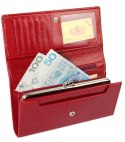 Portfel Damski WILMAR (PL) Długi Max Klamra Gładki Skóra Włoska WIL_P17K