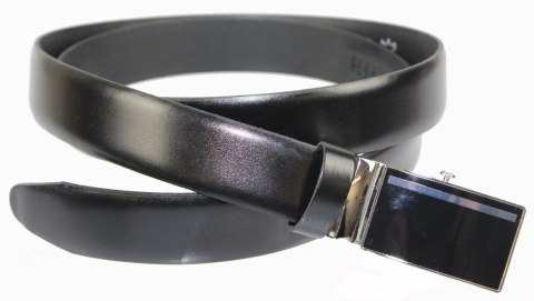 Wizytowy Pasek Skórzany 30 mm COMPLEX (PL) Pełna Klamra AUTOMAT/ZĄBEK Garnitur CZARNY Zaokrąglony AZ30/KAZ69 Wizytowy Pasek Skórzany 30 mm COMPLEX (PL) Pełna Klamra AUTOMAT/ZĄBEK Garnitur CZARNY Zaokrąglony AZ30/KAZ69