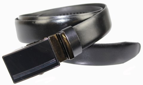 Wizytowy Pasek Skórzany 30 mm COMPLEX (PL) Pełna Klamra AUTOMAT/ZĄBEK Garnitur CZARNY Zaokrąglony AZ30/KAZ70 Wizytowy Pasek Skórzany 30 mm COMPLEX (PL) Pełna Klamra AUTOMAT/ZĄBEK Garnitur CZARNY Zaokrąglony AZ30/KAZ70