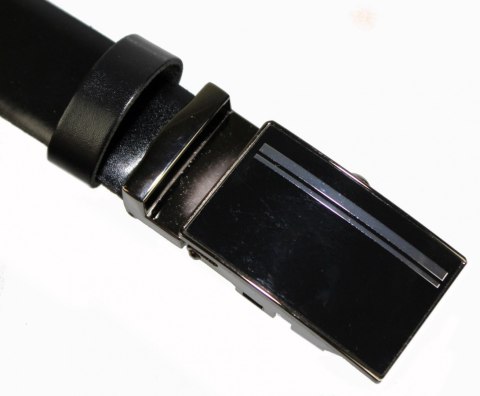 Wizytowy Pasek Skórzany 30 mm COMPLEX (PL) Pełna Klamra AUTOMAT/ZĄBEK Garnitur CZARNY Zaokrąglony AZ30/KAZ70 Wizytowy Pasek Skórzany 30 mm COMPLEX (PL) Pełna Klamra AUTOMAT/ZĄBEK Garnitur CZARNY Zaokrąglony AZ30/KAZ70