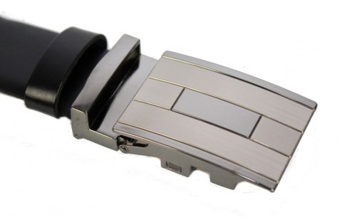 Wizytowy Pasek Skórzany 35 mm COMPLEX (PL) Pełna Klamra AUTOMAT/ZĄBEK Garnitur CZARNY Zaokrąglony AZ35/KAZ60 Wizytowy Pasek Skórzany 35 mm COMPLEX (PL) Pełna Klamra AUTOMAT/ZĄBEK Garnitur CZARNY Zaokrąglony AZ35/KAZ60