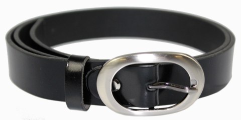 Pasek Damski Skórzany CEZ-MAR (PL) Skóra Licowa EXTRA 30 mm CZARNY POŁYSK Pasek Damski Skórzany CEZ-MAR (PL) Skóra Licowa EXTRA 30 mm CZARNY POŁYSK