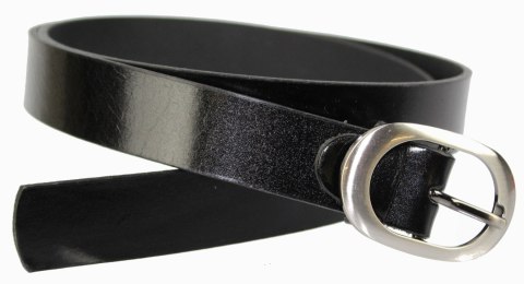 Pasek Damski Skórzany CEZ-MAR (PL) Skóra Licowa EXTRA 30 mm CZARNY POŁYSK Pasek Damski Skórzany CEZ-MAR (PL) Skóra Licowa EXTRA 30 mm CZARNY POŁYSK