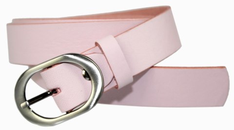 Pasek Damski Skórzany CEZ-MAR (PL) Skóra Licowa EXTRA 30 mm PUDROWY RÓŻ Pasek Damski Skórzany CEZ-MAR (PL) Skóra Licowa EXTRA 30 mm PUDROWY RÓŻ