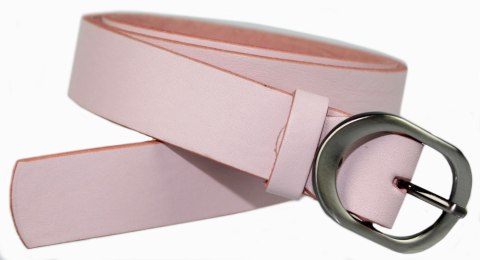 Pasek Damski Skórzany CEZ-MAR (PL) Skóra Licowa EXTRA 30 mm PUDROWY RÓŻ Pasek Damski Skórzany CEZ-MAR (PL) Skóra Licowa EXTRA 30 mm PUDROWY RÓŻ