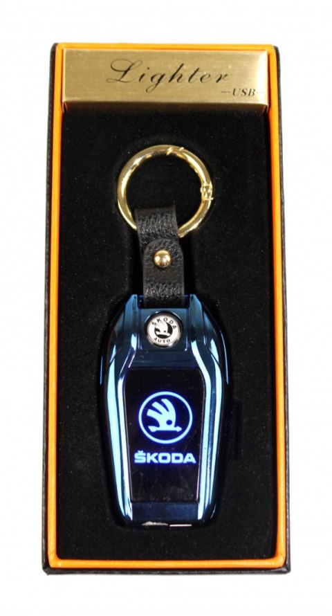 Praktyczna Elektryczna Zapalniczka Plazmowa USB Elegancka Z Kablem Mikro USB Latarka BRELOK Do Kluczyków Samochodowych SKODA Praktyczna Elektryczna Zapalniczka Plazmowa USB Elegancka Z Kablem Mikro USB Latarka BRELOK Do Kluczyków Samochodowych SKODA