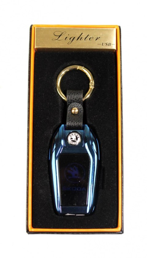 Praktyczna Elektryczna Zapalniczka Plazmowa USB Elegancka Z Kablem Mikro USB Latarka BRELOK Do Kluczyków Samochodowych SKODA Praktyczna Elektryczna Zapalniczka Plazmowa USB Elegancka Z Kablem Mikro USB Latarka BRELOK Do Kluczyków Samochodowych SKODA