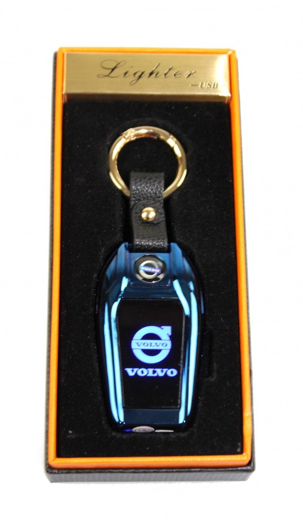 Praktyczna Elektryczna Zapalniczka Plazmowa USB Elegancka Z Kablem Mikro USB Latarka BRELOK Do Kluczyków Samochodowych VOLVO
