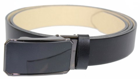 Wizytowy Pasek Skórzany 35 mm PAS-MAX (PL) Pełna Klamra AUTOMAT/SAMOZACISK Garnitur CZARNY ASZ35/KASZ7 Wizytowy Pasek Skórzany 35 mm PAS-MAX (PL) Pełna Klamra AUTOMAT/SAMOZACISK Garnitur CZARNY ASZ35/KASZ7