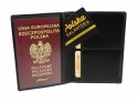 Etui Na Paszport Wilmar (PL) Skóra Włoska Duże Dwie Części RFID